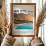 Cape Town Travel Print | South Africa Wall Art Poster