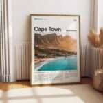 Cape Town Travel Print | South Africa Wall Art Poster