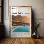 Cape Town Travel Print | South Africa Wall Art Poster