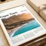 Cape Town Travel Print | South Africa Wall Art Poster
