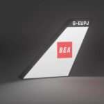 BEA Retro Livery Tailfin Lightbox – USB Powered, Dimmable LED